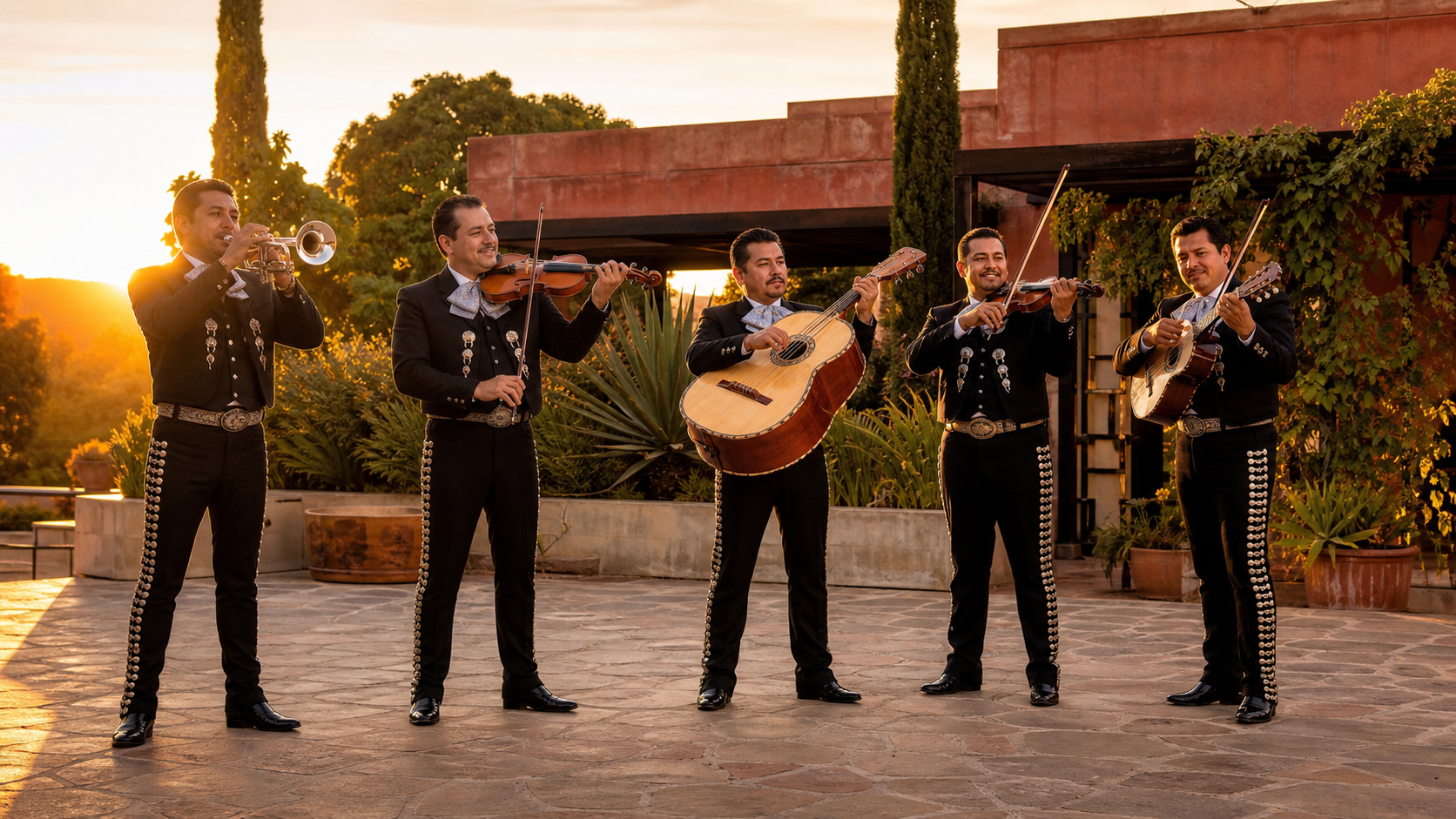 Mariachi profesional en una celebración en Zapopan